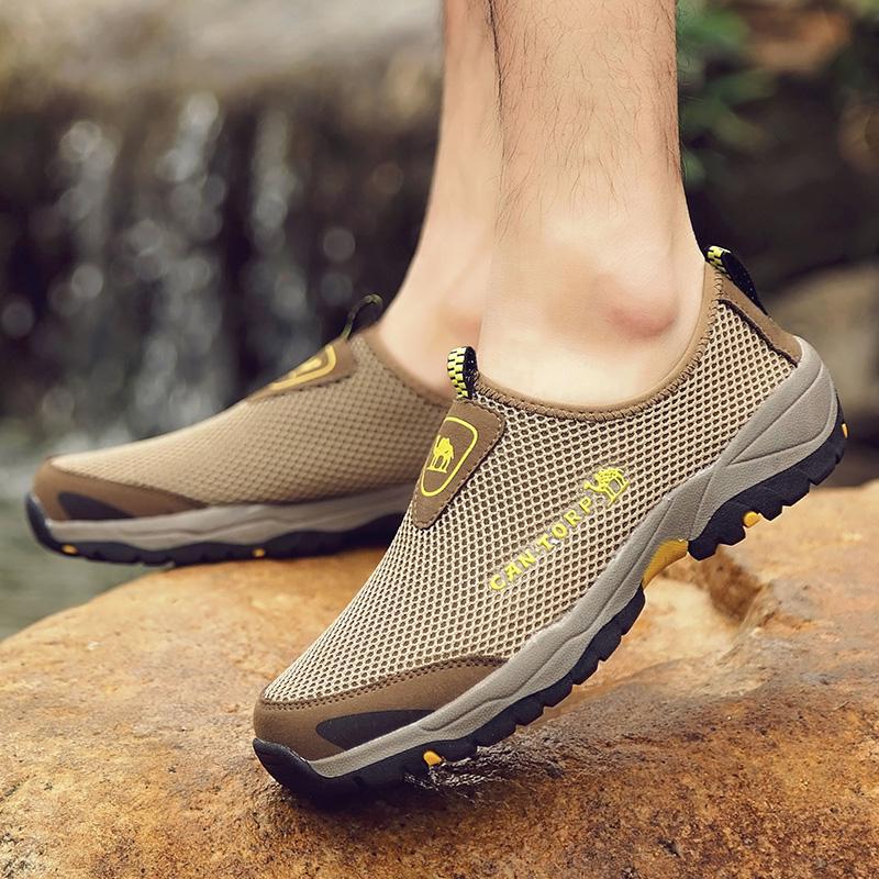 Модная мужская повседневная обувь из сетки высокого качества — фото 6