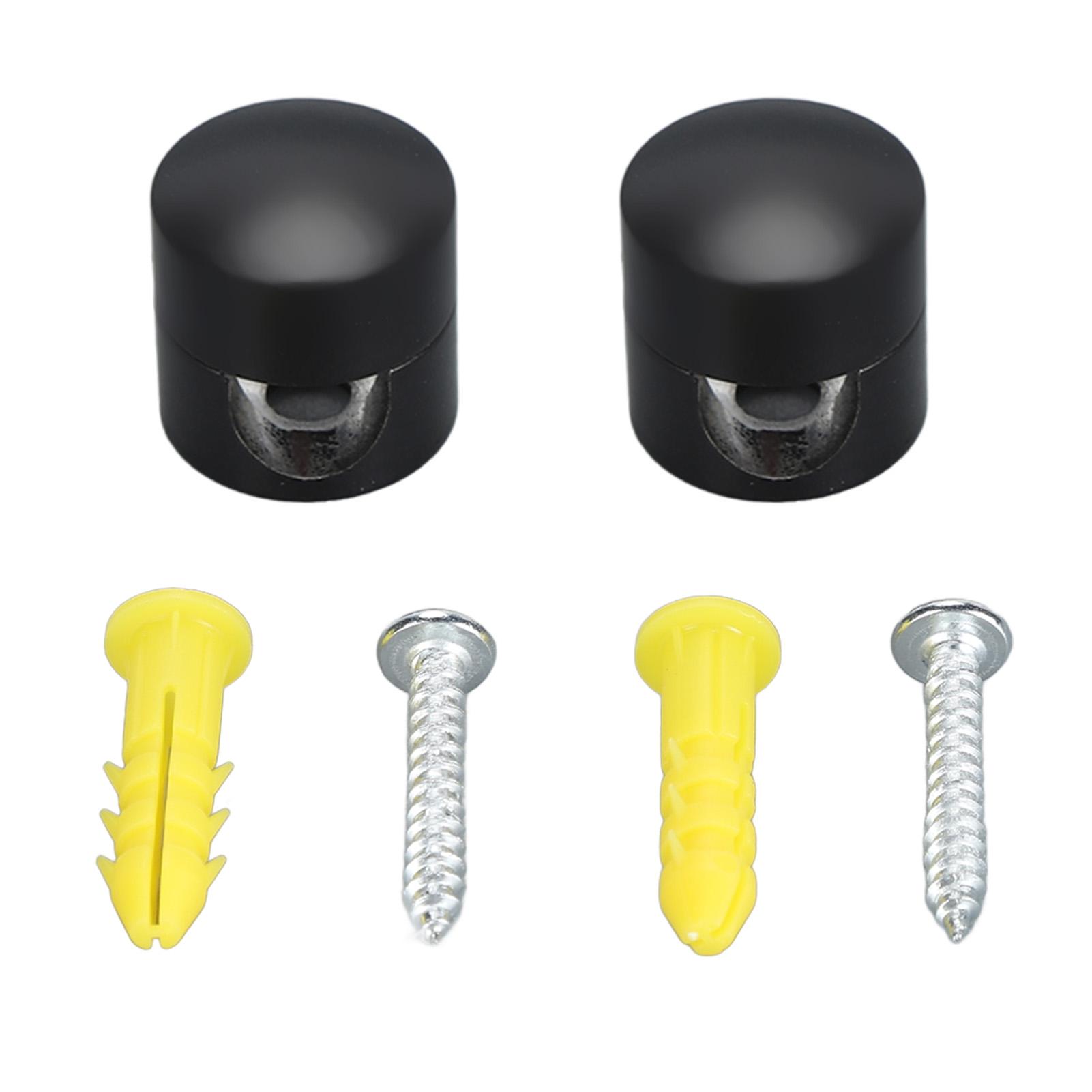 

2Pcs Aluminum Cable Organizer Versatile Practical Cable Holder Organizer with Screws Expansion Tube