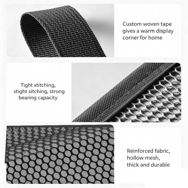 Wall Mounted Ball Storage Hanging Bag Mesh Pockets Organizer For Basketball Soccer Home Garage Sports Equipment Toys Holder