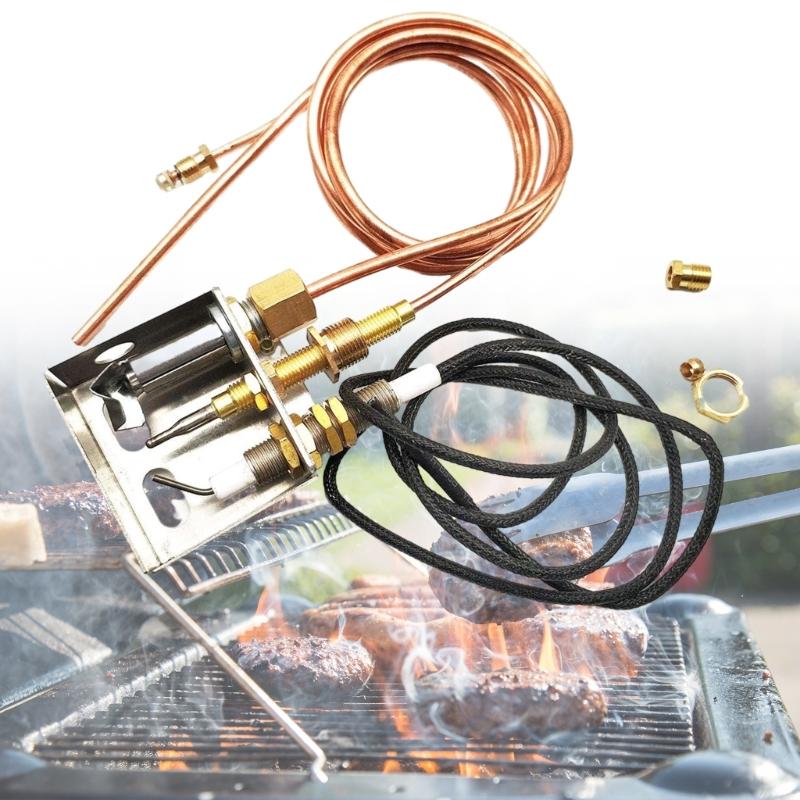 Easy To Install Propane Gas Fireplaces Fire Pit Igniter Kit Pilots Burners Assembly Enhancing Outdoor Burning Experience