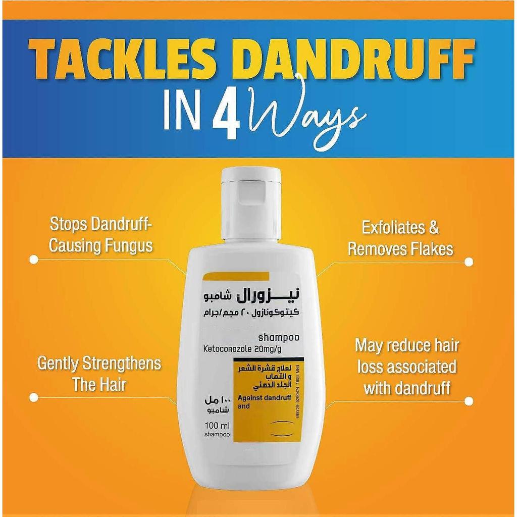 1-5x Shampoo Anti Dandruff Treatment Prevents Dandruff 100 ML