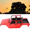 313mm Wheelbase Open Car Body Shell Accessory Fit for SCX10 90046 110 RC Car ModelRed