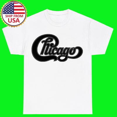 CHICAGO White T-Shirt Tee Top Unisex