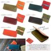 Zario Grande Men's Long Wallet, Genuine Tochigi Leather, Double Stitched, Made In Japan [ZAG-0016] (Navy X Red)