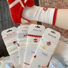 Summer Lightweight Bear-themed Socks for Children, Mid-length with Frills and No Bones, Plush and Cartoon Cotton Fabric