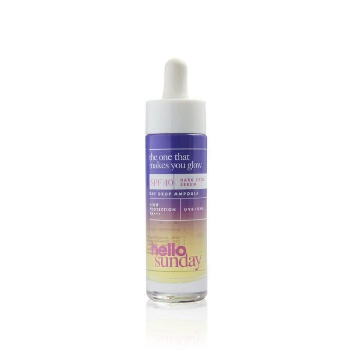 Hello Sunday Sérum visage The One That Makes You Glow Dark Spot SPF 40 (30 ml) - 8436037793332