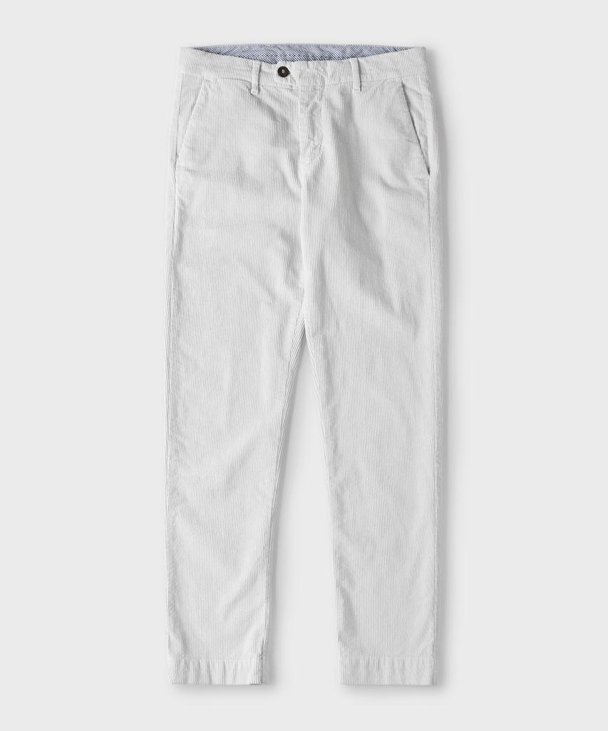 PANICALE Grey Regular Fit Corduroy Pants