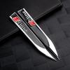 G6 2PCS Car Left Right Wing Side Fender Sticker Auto Emblem Decoration for QQ5 Sline TT A6 C6 A5 A4 B8 B6 A3 A8 A2 A1 Q3 Q5 Q7 RS