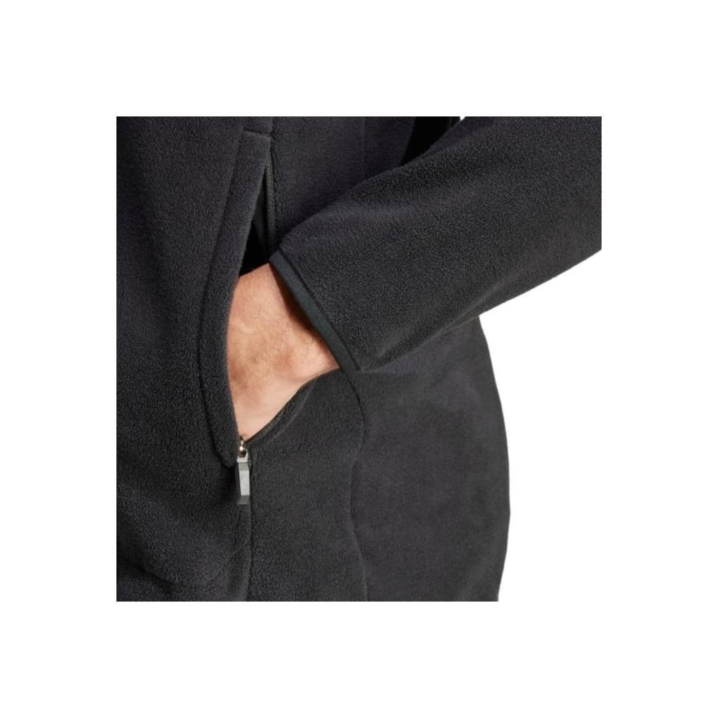 adidas Terrex Multi Full-Zip Solid Color Stand Collar Long Sleeve Jacket Men Jacket Black IZ3294