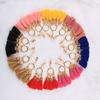 8 Trendy Bohemian Statement Tassel Clip On Earrings For Women Non Pierced Dangle Cotton Rope Fringe Clips Ear Jewelry Gift