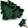 3D Silicone Christmas Baking Molds, Tree-Shaped Candy & Cake Pan, Non-Stick Pie Mould Tray, Compatible with Christmas Tree Decor (2-Pack)