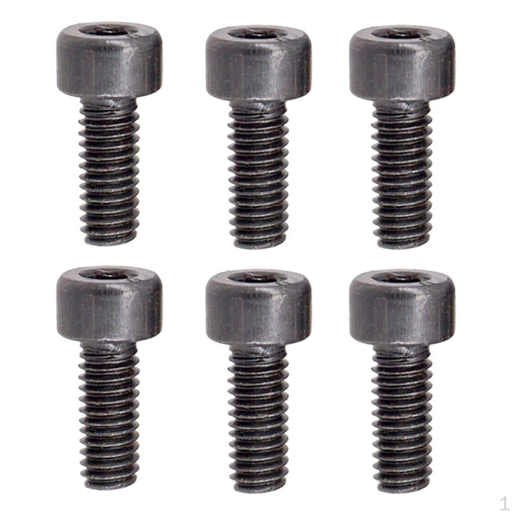 

6 штук шестигранных винтов для электрогитары тремоло бридж чёрный