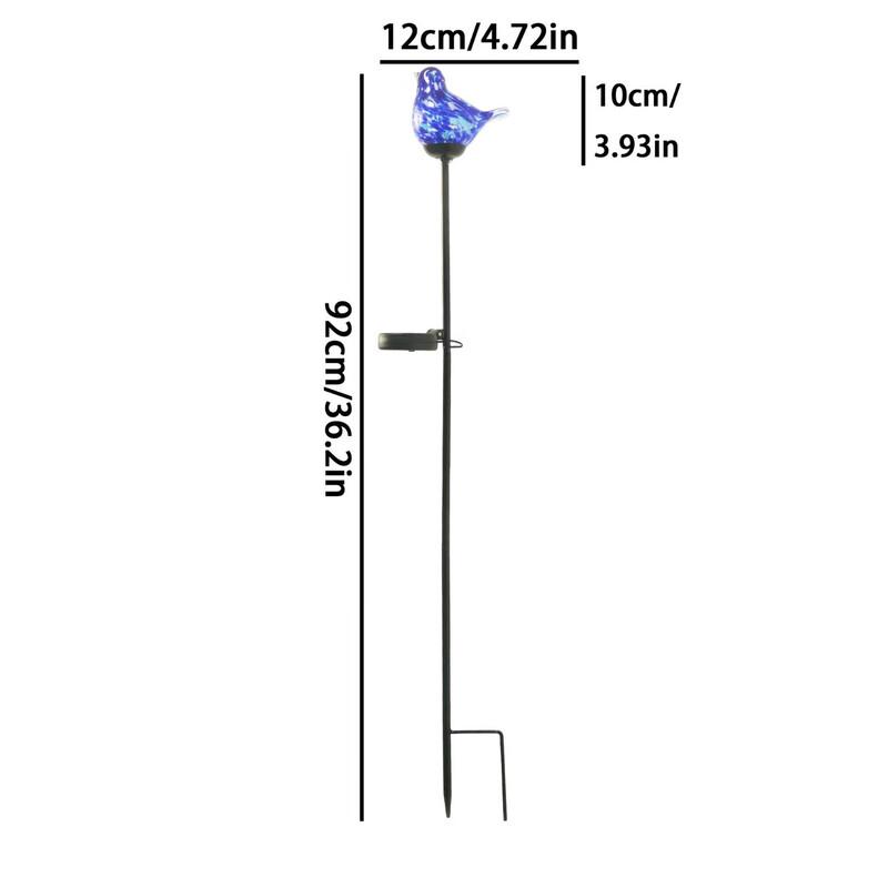 Nufeng Solar Lovebird Glass Lawn Lamp