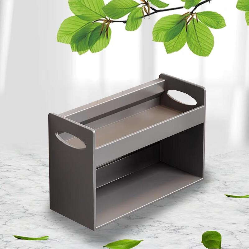 Yunshuang Modern Carbon Steel 3-Tier Kitchen Spice Rack Organizer