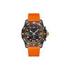 Orologio da Uomo al Quarzo Sportivo Multifunzione di Alta Gamma Sei Lancette Professionale Quadrante da 42mm Cinturino in Silicone Impermeabile meno