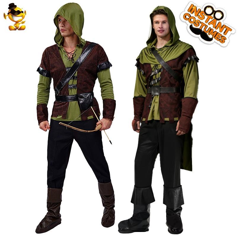 Halloween adult men's archer role-playing costume, European Rogue stage party costume