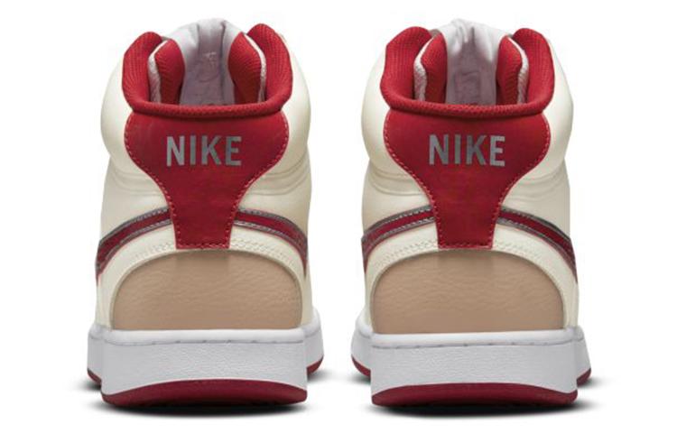 Nike Court Vision Mid Top Sneakers White/Red DQ4977-161
