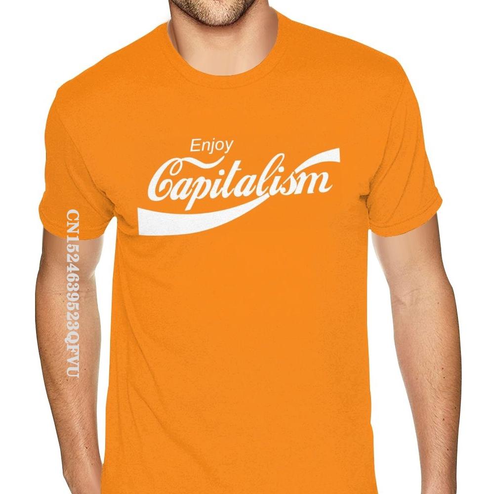 Limited Enjoy Capitalism T-Shirt Lustiges Parodie T-Shirt T Marx T-Shirt Übergroßes T-Shirt Mann Gothic-Stil Anime T-Shirt Rabatt