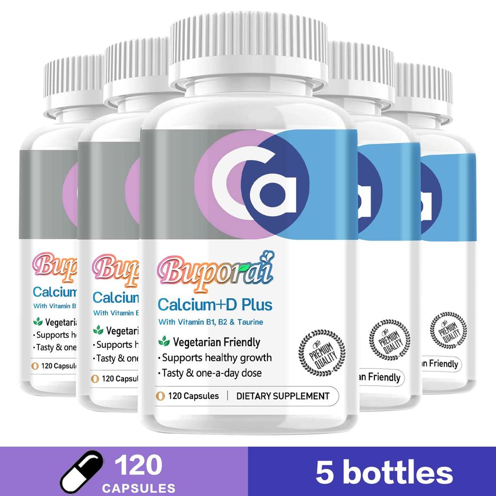 Buporai Calcium & Vitamin D Complex Capsules - Bone Health