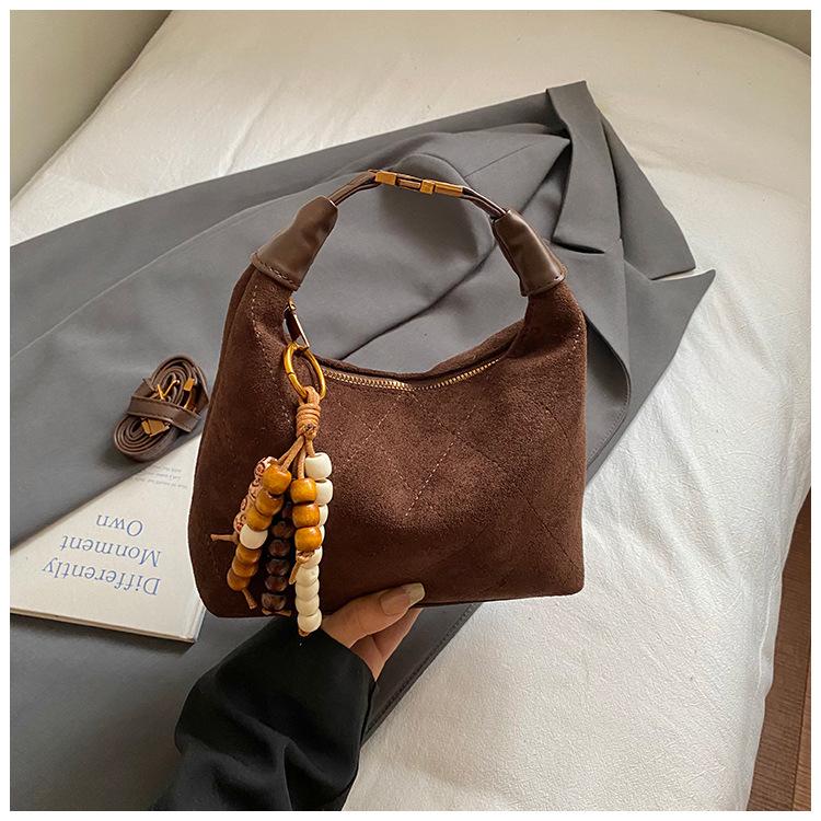 Autumn and Winter New Simple Dumpling Bag Women's Fashion Trendy Versatile Casual High Sense Messenger Bag Shoulder Bag