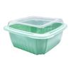 3 In 1 Double Layer Drain Basket Box with Lid Multifunction Refrigerator Crisper Storage Container Vegetable Organizer