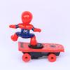 21cm Anime Figures Marvel Spiderman Dolls Toys Scooter Electronic Flash Spiderman Toys Boys Girls Birthday Gifts