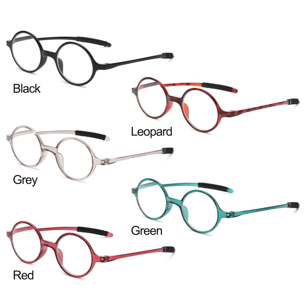 Women Men Round Frame PC Presbyopic Eyeglasses Reading Glasses Far Sight Eyewear Ultralight