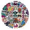 10/30/50pcs Vintage Video Game Cartoon Stickers Cool Gamepad Decals DIY Skateboard Laptop Phone Bike Graffiti Sticker