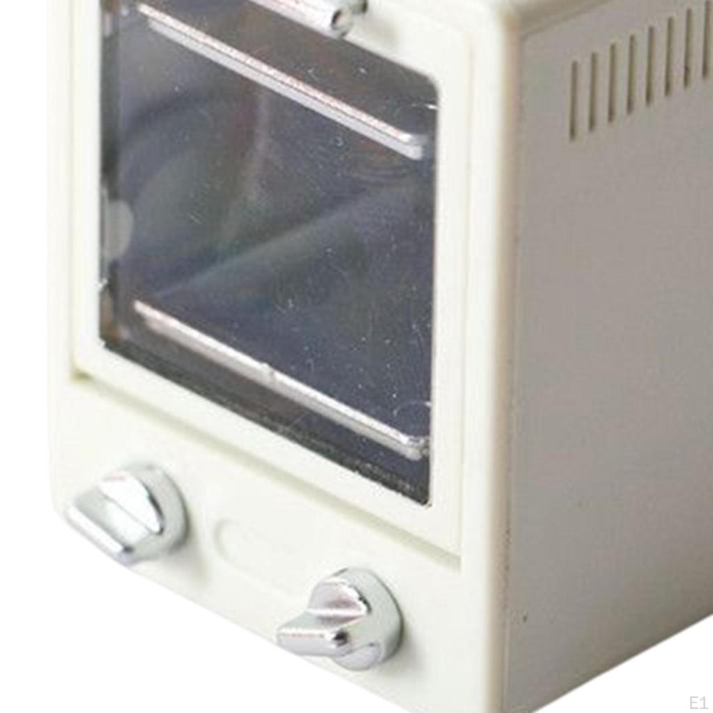 1/6 1/12 Mini Microwave Oven Kitchen Manchine for Dollhouse Decoration Accessories