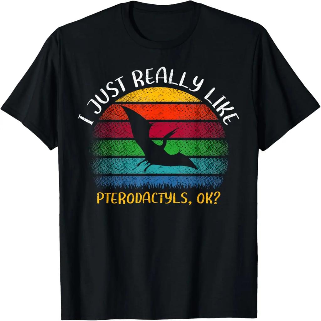 Vintage Pterodactyl Lover I Just Really Like Pterodactyls Ok T-Shirt