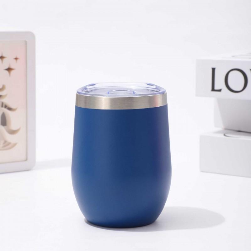 12oz Vacuum Insulated Stainless Steel Mini Egg Cup Travel Mug Wine Coffee Tea - Leakproof Portable In 8 Colors