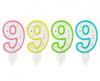 Number Candle with Dots 9 7.5 | PF-SCK9