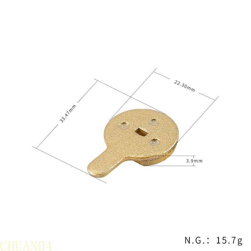 A1A2 Metal Electric Scooters Disc Brake Pad Low Noise Electric Scooters Accessories for Enhancing Safety and Durability