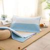2Pcs Thickened Thickening Pillowcase Breathable Soft Striped Pillow Cover Stripe Design Washable Cushion Cover All Seasons