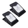2pcs Solar Clip Light Motion Sensor 3 Lighting Modes Water Proof Clip On LED Solar Light for Garden
