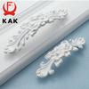 KAK Ivory White Kitchen Cabinet Handles European Style Cupboard Door Pulls Drawer Knobs Fashion Solid Furniture Handle Hardware