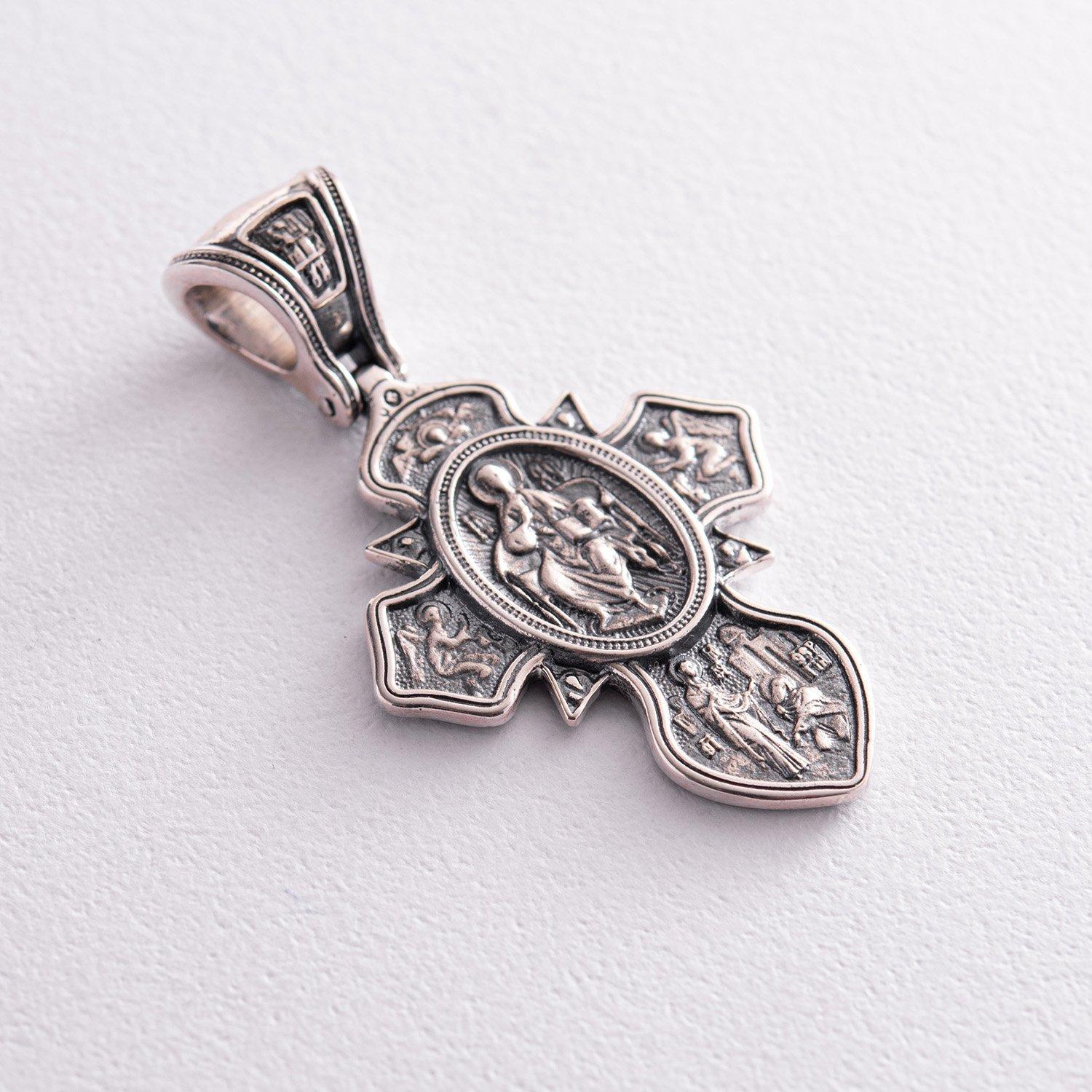 

Срібний хрест Свята Трійця. Господь Вседержитель. Прп. Сергій Радонезький Oniks срібний