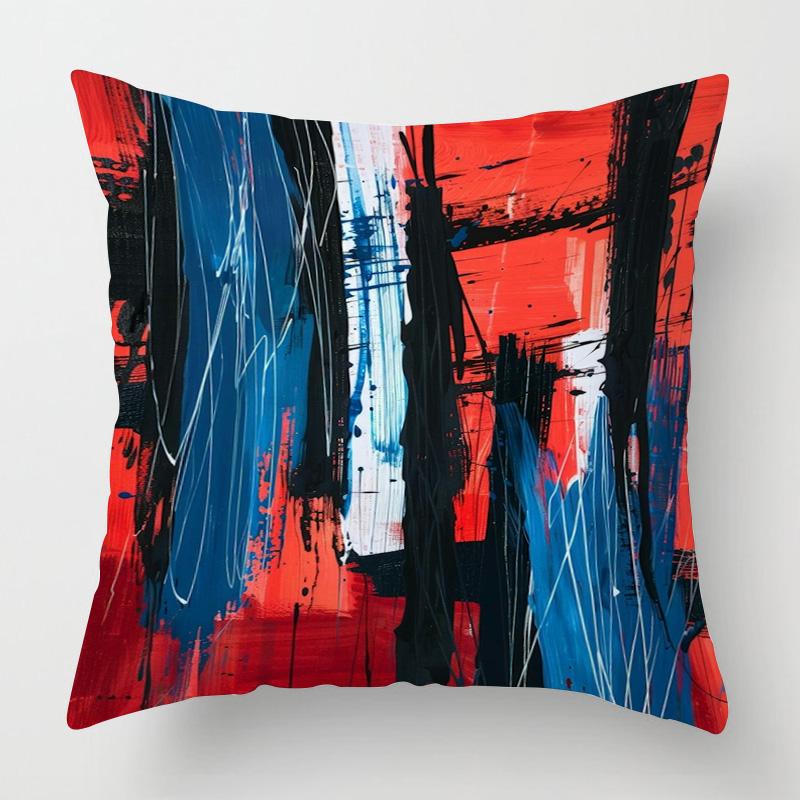 

Скандинавский стиль Абстрактное искусство Фигура Наволочка 40x 40см Гостиная Диван Декоративная наволочка Комната Декоративная Эстетика 45x45cm 18x18in