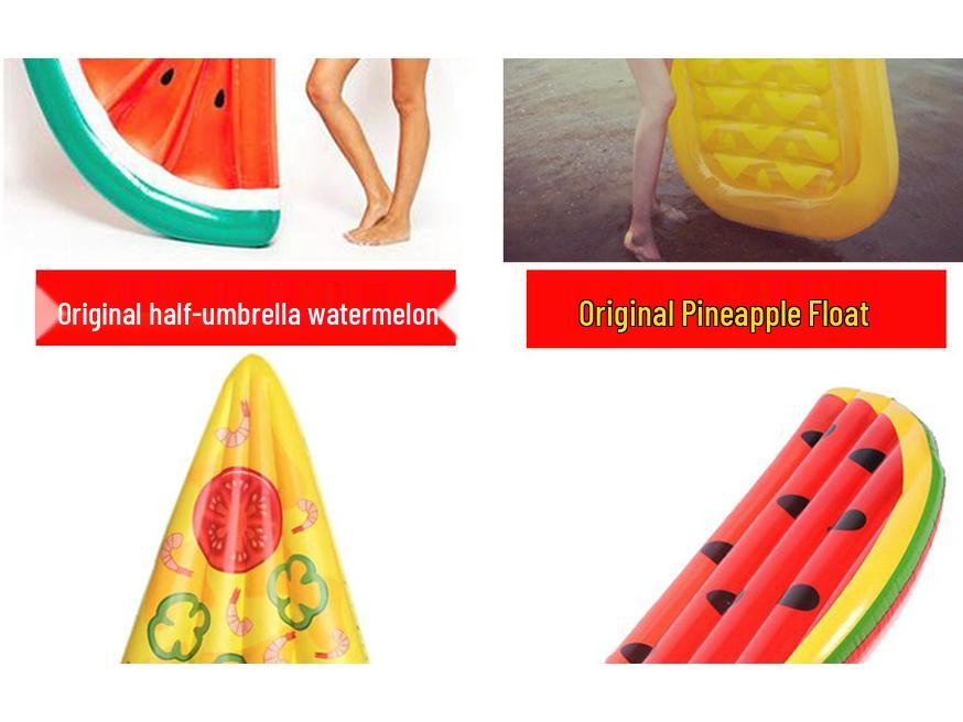 Vysoce kvalitní duhové kruhy, pizza, meloun a ananas plovoucí matrace - k dispozici více modelů