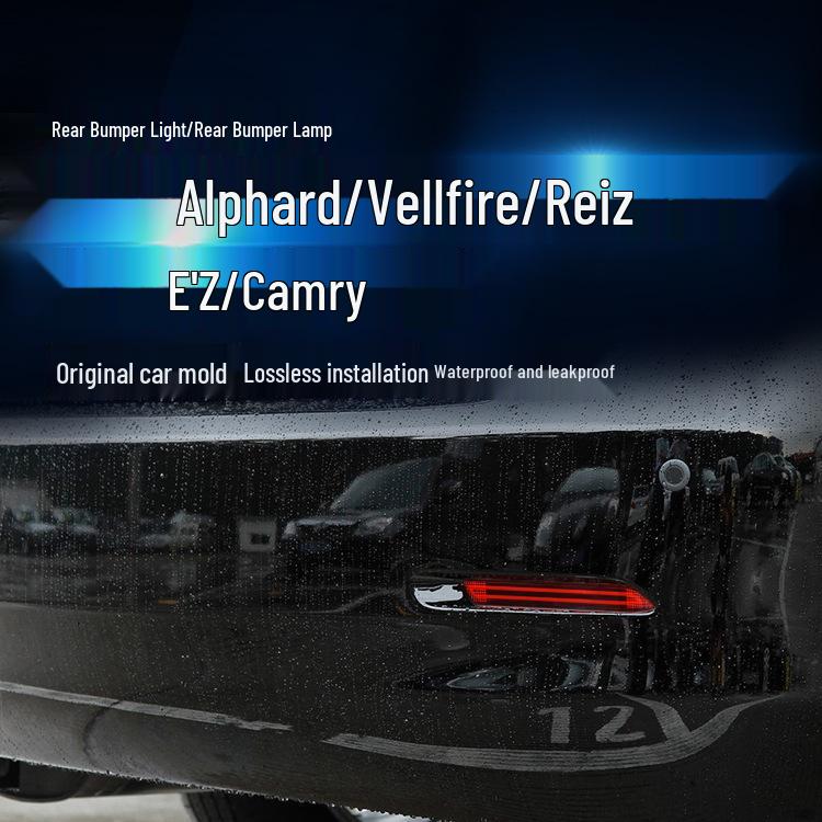 YCL Heckstoßstangenleuchte mit dynamischem Blinker für Toyota RAV4, Alphard, Vellfire und Camry