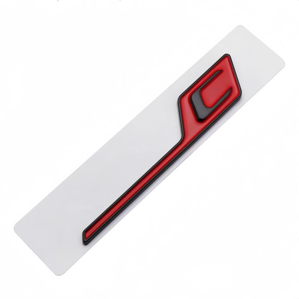 1PC ABS GT C S R Logo Badge Sticker Car Rear Trunk Emblem Decal High-Quality Automotive Styling Accessories