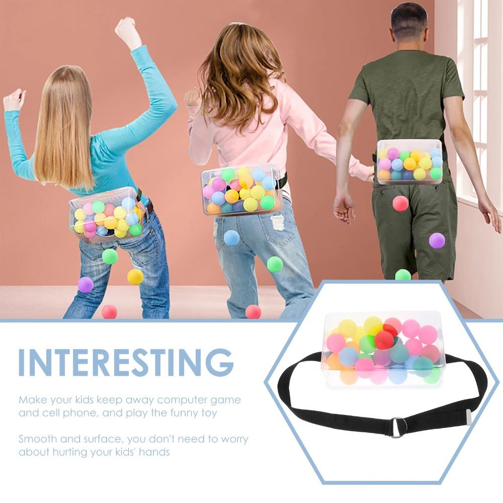 Schüttelnde Hüftschwung-Bälle Party-Spiele Hüfttanz-Box Spielset Sportlicher Wettbewerb Interaktives Mehrspieler-Lustiges Spiel Party-Spielzeug 30 Bälle