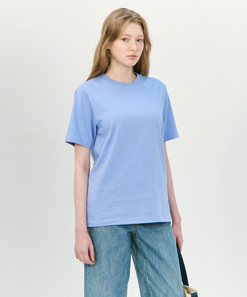 BASIC HOUSE Uni 20-Count Cotton Regular Fit Short Sleeve T-Shirt (5 Colors) Lats0115