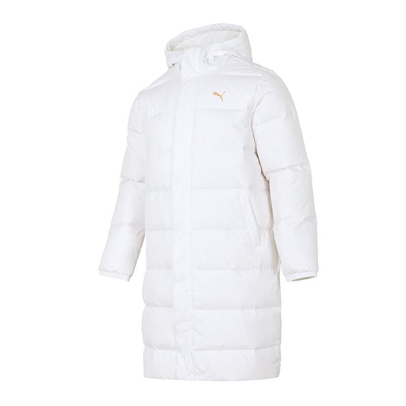 

Puma Logo Letter Warm Duck Down Long Hooded Long Sleeve Down Jacket Men Outerwear 692851-02 2XL