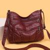 Fashionable Crossbody Single-shoulder Bag, PU Retro Color Goddess Tote Bag