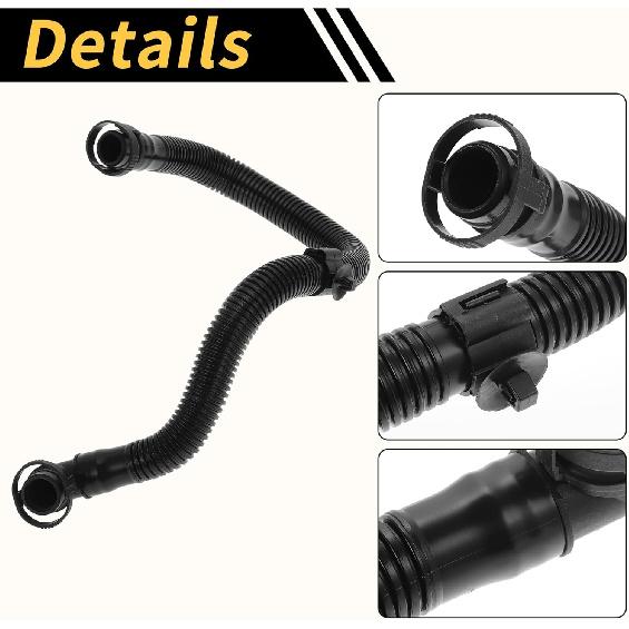 1 Pcs Air Intake Hose Compatible for VW Golf V 2.0 GTI 1K1 2004-2009, Air Filter Intake Hose Black No.06F103235