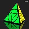 Qiyi Disc Pyramid Cube - Triangle Smooth Educational Puzzle for Kids