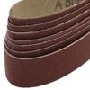 10Pcs 1'' X 30''  760 X 25mm 800 Grit Sanding Belts Strip Oxide Paper Abrasive 