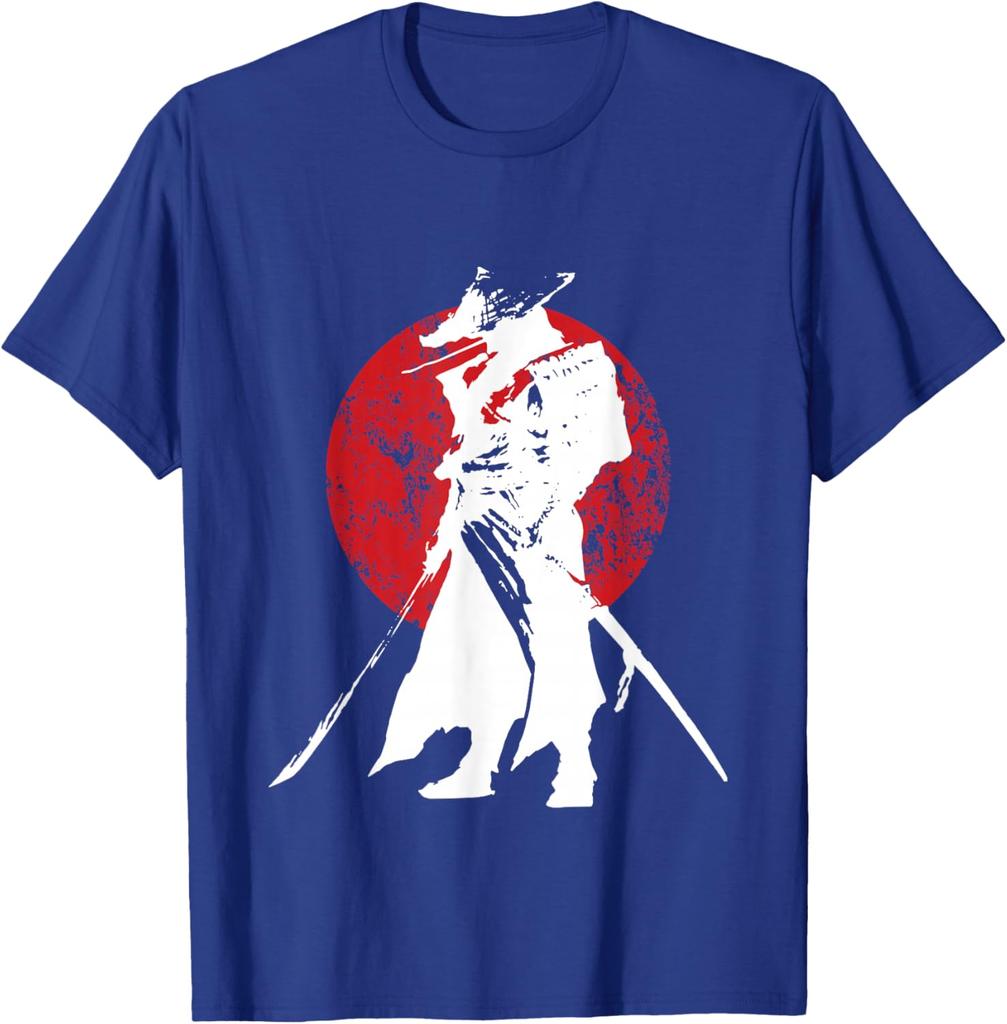 Vintage Japanese Samurai Bushido Warrior TShirt 100 Cotton ONeck Short Sleeve Summer Casual Mens Tshirt Streetwear