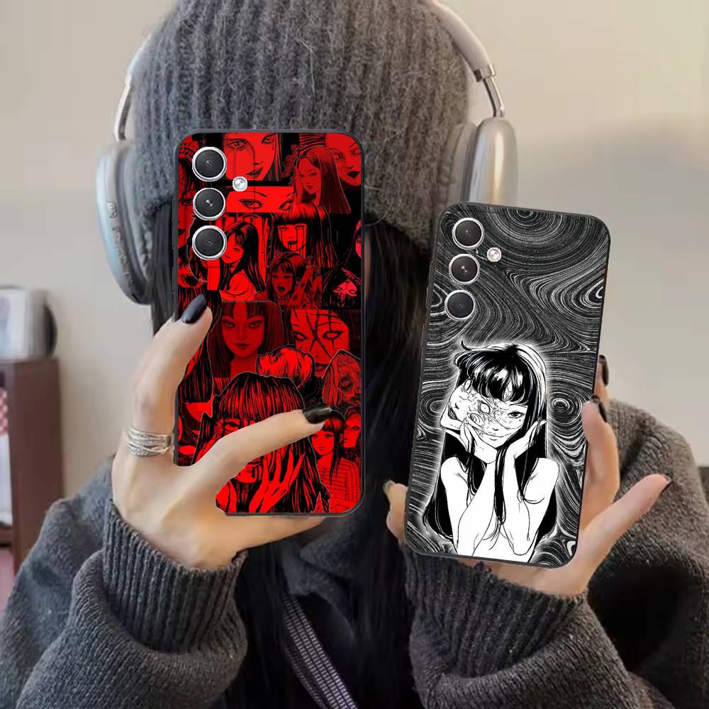 K-Kawakami Tomie Phone Case For Samsung S25,24,21,22,23,20,S30,Ultra,Plus, Fe,5G Silicone Cover